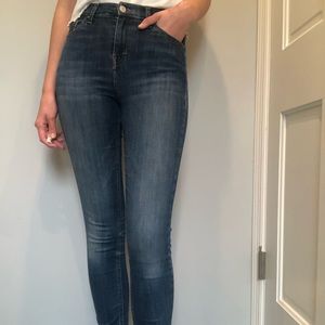 Topshop midwash jeans